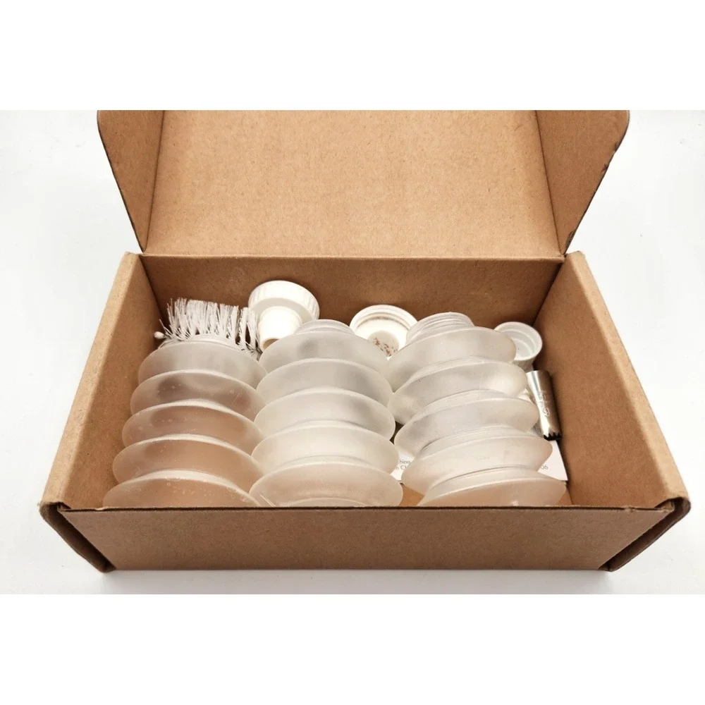 Pampered Chef Bottle Cake Decorator Set #1585 3 Tips Bottles Open Box Complete